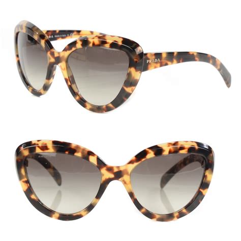 prada flowered cat's-eyeglasses|Prada cat eye tortoiseshell glasses.